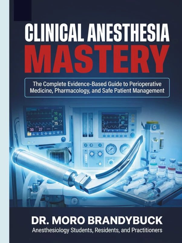 Clinical Anesthesia Mastery: The Complete Evidence-Based Guide to Perioperative Medicine, Pharmacology, and Safe Patient Management for Anesthesiology Students, Residents, and Practitioners