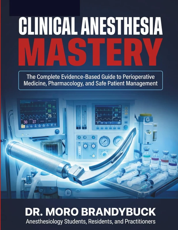 Clinical Anesthesia Mastery: The Complete Evidence-Based Guide to Perioperative Medicine, Pharmacology, and Safe Patient Management for Anesthesiology Students, Residents, and Practitioners