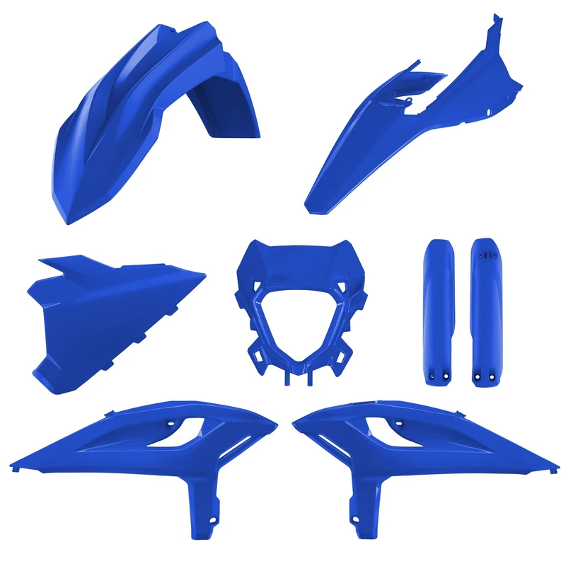 POLISPORT 91659 - Complete Plastic Kit for BETA RR X-PRO 2T/4T 25'- 26'Racing with Perfect Fit and OEM Quality for Off-Road Use, Blue