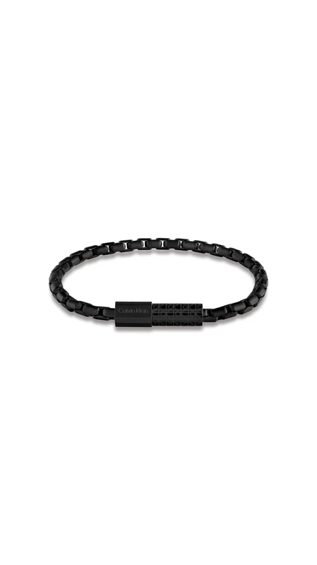 Calvin Klein Black IP finish Stainless Steel Bracelet for Men