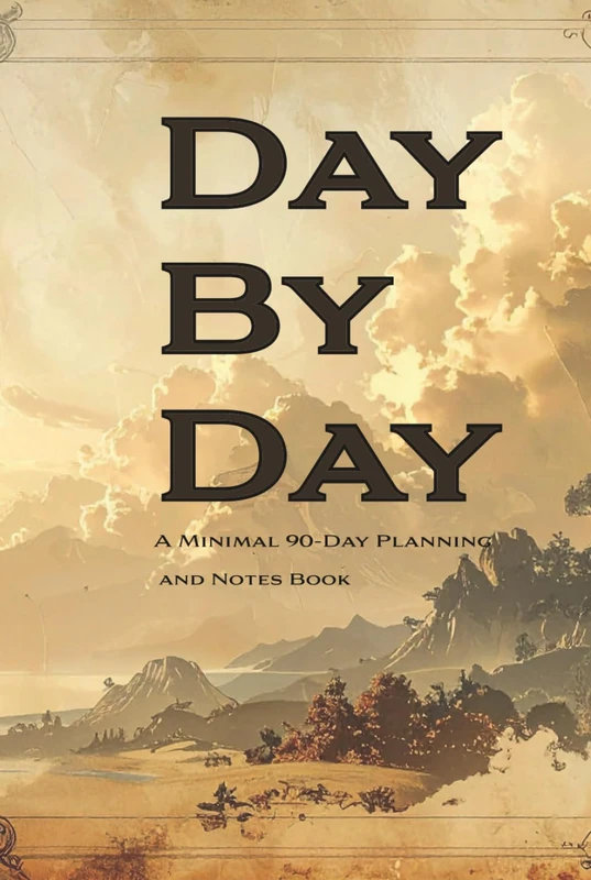 Day By Day: A Minimal 90-Day Planning and Notes Book