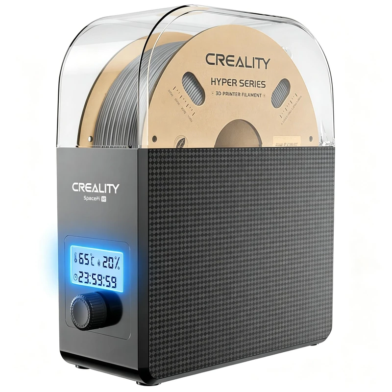 Creality Filament Dryer Box Pro 2.0, Dust & Moisture-Proof Storage, Upgraded 360° Heating with Fan, 3D Printer Filament Spool Holder, Dehydrator for 1.75mm/2.85mm PLA PETG ABS TPU