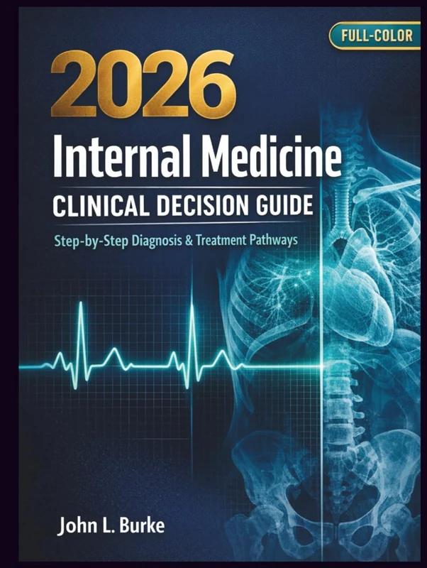 Internal Medicine Clinical Decision Guide 2026: Step-by-Step Diagnosis, Evidence-Based Treatment & Hospital Workups for Residents, Medical Students, and Board Exam Success (full-color)