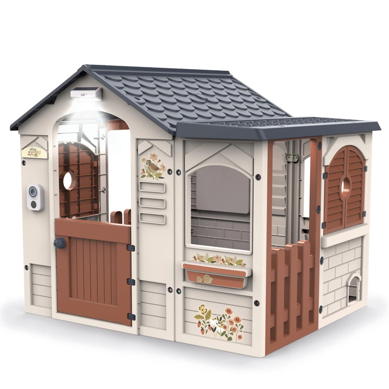 Chicos Play Garden Children's Outdoor Playhouse with Light and Sound | Quick and Easy Assembly and Disassembly | Plastic | from 2 Years Old (89626)