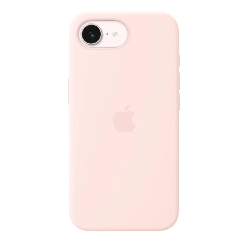 Apple iPhone 17e Silicone Case with MagSafe – Soft Pink