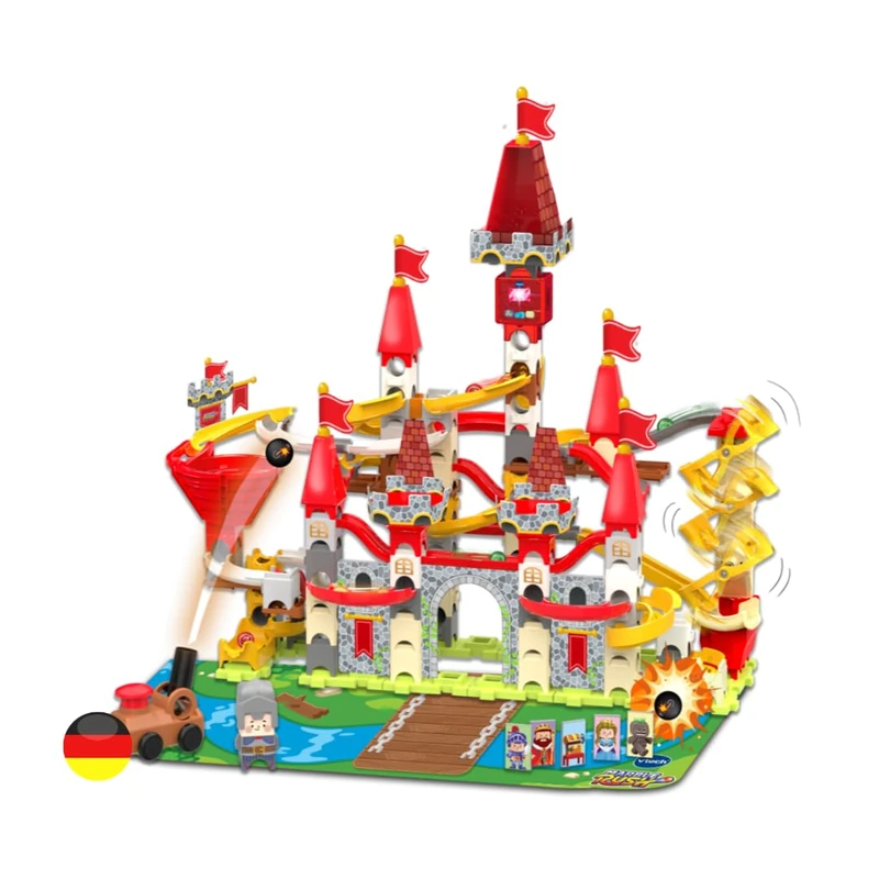 VTech Marble Rush Adventure Castle - Marble Run with Lift, 171 Pieces