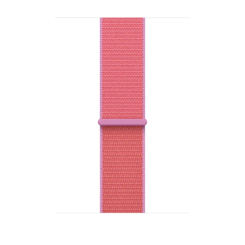 Apple Watch Band - Sport Loop - 46mm - Bright Guava - One Size (Fits Most)