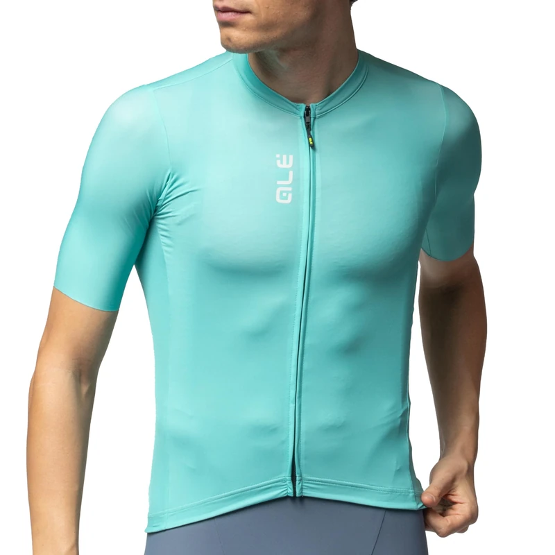 Alé Cycling Men's Pragma Colour Block Short Sleeve Cycling Jersey, Bay, L