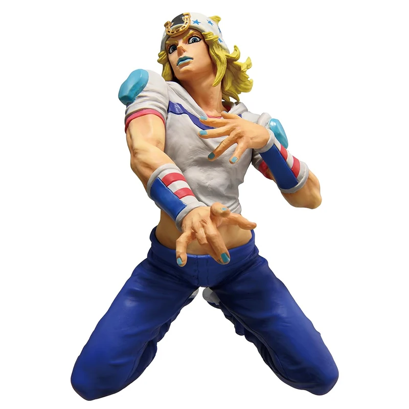 Ichibansho Figure Johnny Joestar JoJo's Bizarre Adventure Steel Ball Run 1 13 cm - IS72420 Multicolor - Collectible Figure, Ideal for Anime Fans | Banpresto