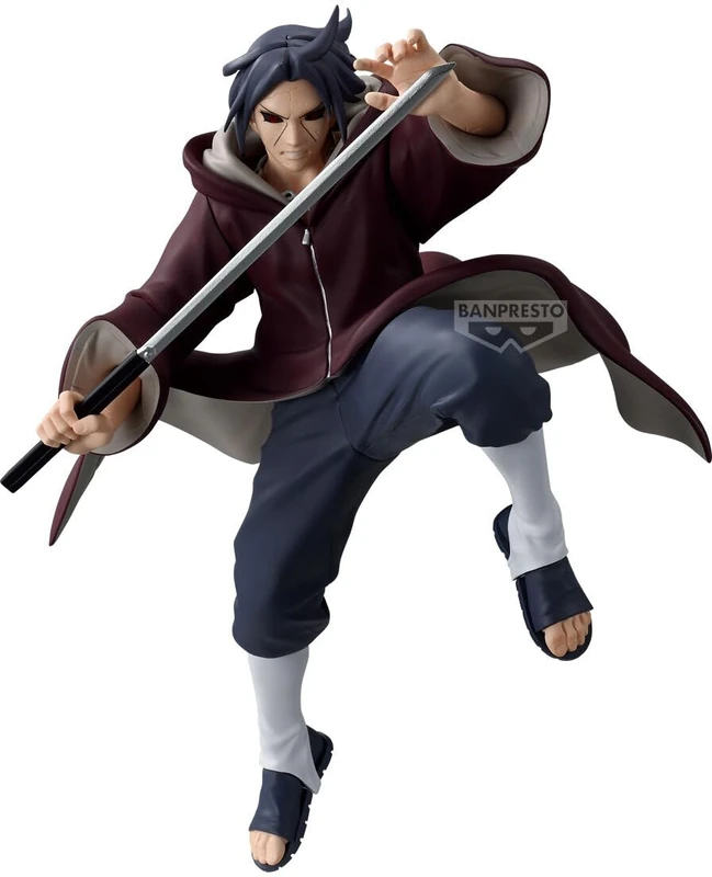 Banpresto Itachi Uchiha III Naruto Shippuden Vibration Stars Action Figure, 18 cm, PZ71676P, Multicoloured, Collectible Figure, Ideal for Anime Fans