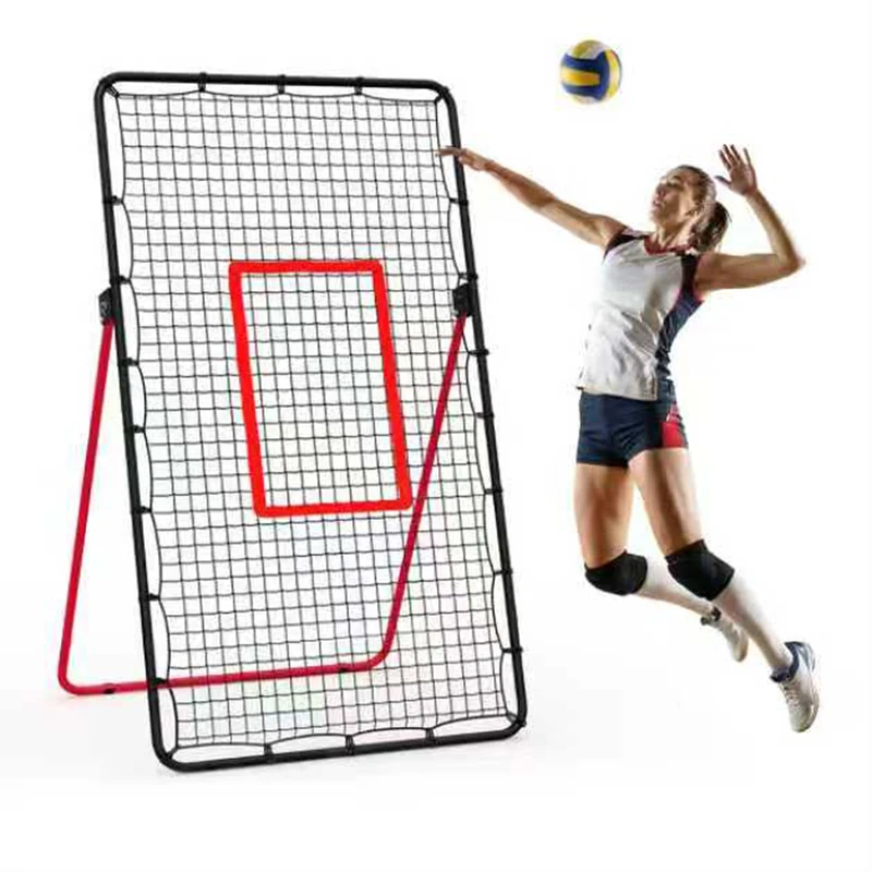 GarveeLife Volleyball Net, 213 x 121cm Adjustable Volleyball Rebounder Net with Rebound Zone for Volleyball, Lacrosse, Baseball, Volleyball Training Equipment for Garden, Backyard, and Sports Practice