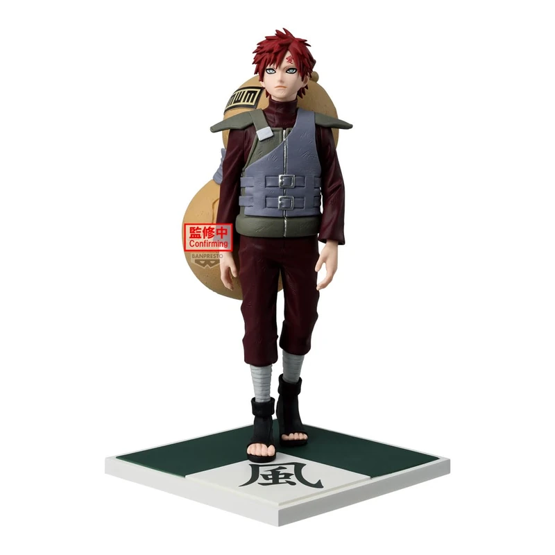 Banpresto Kazekage Gaara Naruto Shippuden Action Figure, 17 cm, PZ71856P, Multicoloured, Collectible Figure, Ideal for Anime Naruto Shippuden Fans
