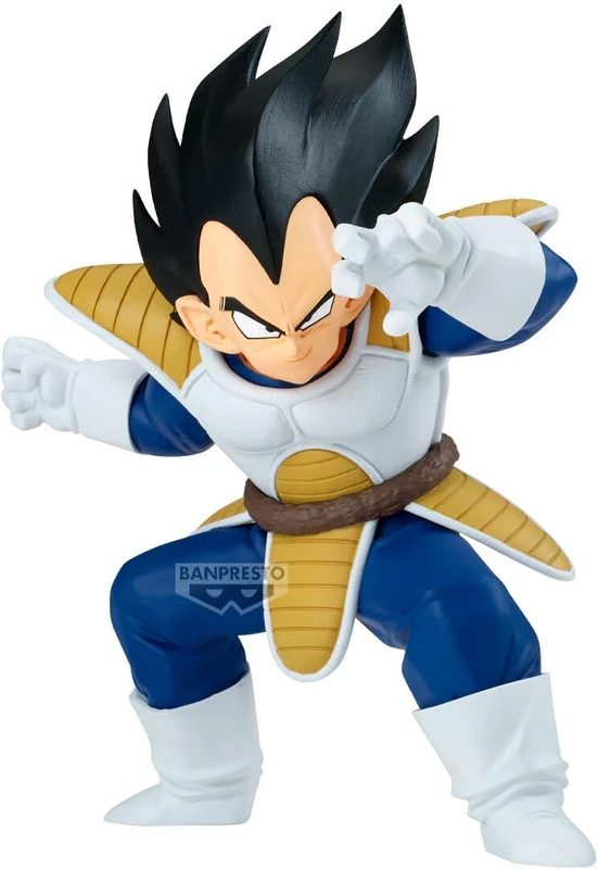 Banpresto Dragon Ball Z Vegeta (Vs Goku) Action Figure - Match Makers 12cm - PZ71719P Multicolor - Collectible Figure, Ideal for Anime Fans
