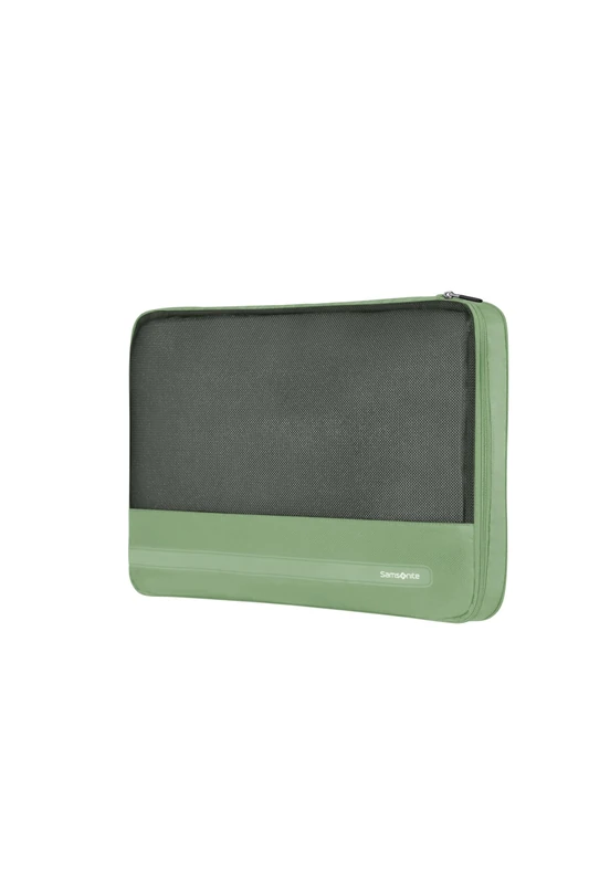 Samsonite TA Revolution - 3-piece packing cube set, Premium travel & suitcase organiser, packing cubes for holidays, luggage organiser for suitcases and rucksacks, green (Sage)