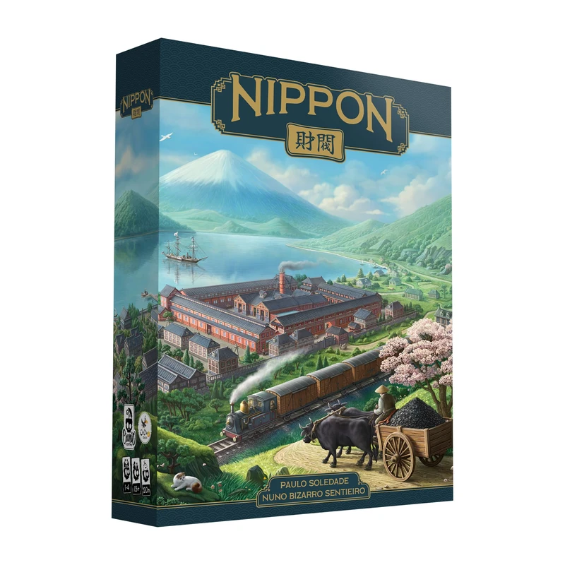 Cranio Creations - Nippon: Zaibatsu, Emperor's Edition - 1-4 Players - 120 Min - Expert Game - Ages 13+ - Italian Language Edition - Image 1