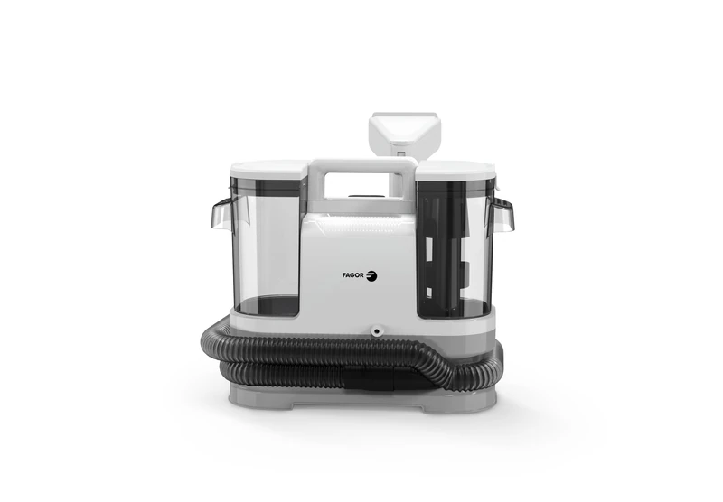 FAGOR Ares Multicleaner – Portable 450 W Wall Cleaner, Suction Power 13 Kpa, Vacuums and Cleans Stains on Sofas, Carpets and Car Upholstery, Clean Water Tank 1.8 L, White/Black. - Image 1