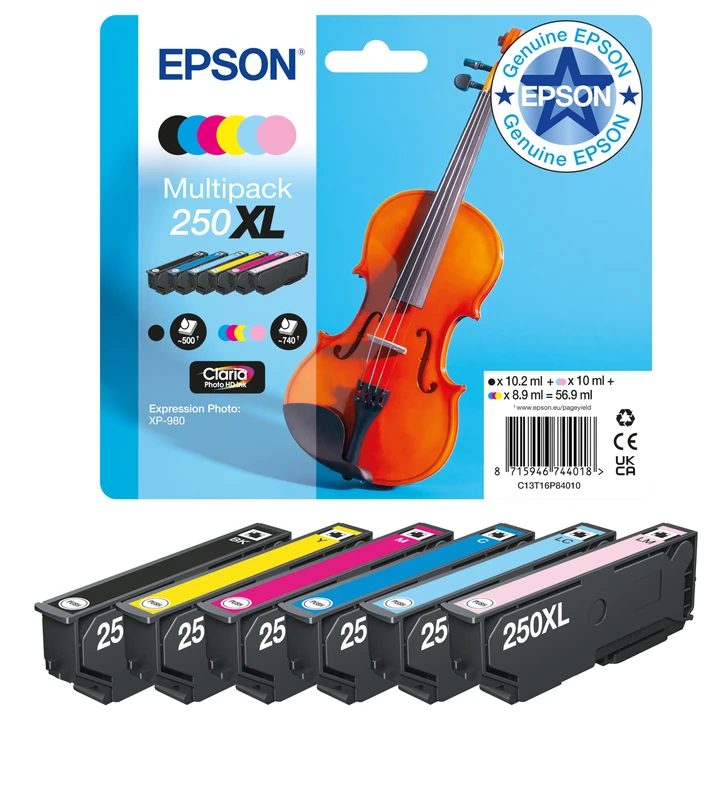 EPSON Multipack 6-colours 250XL Ink