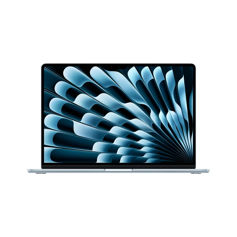Apple MacBook Air 15-inch Laptop with M5 chip: Built for AI, 15.3-inch Liquid Retina Display, 16GB Unified Memory, 1TB SSD, 12MP Center Stage, Touch ID, Wi-Fi 7; Sky Blue