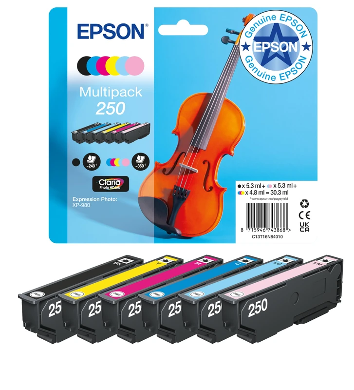 EPSON Multipack 6-colours 250 Ink