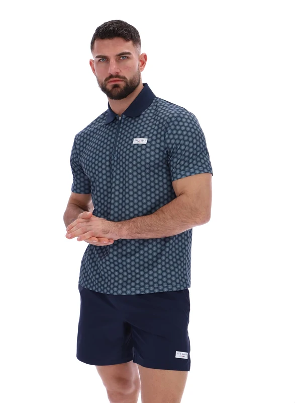 Ted Baker Sport Mens Jayden Tennis Printed Polo