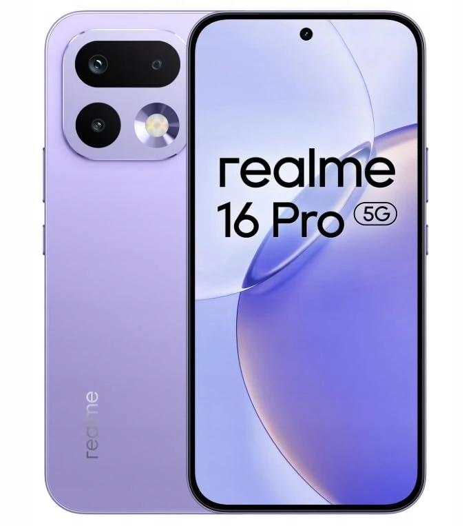 realme 16 Pro 5G 256GB 8GB Orchid Purple INT+NFC RMX5120 EU