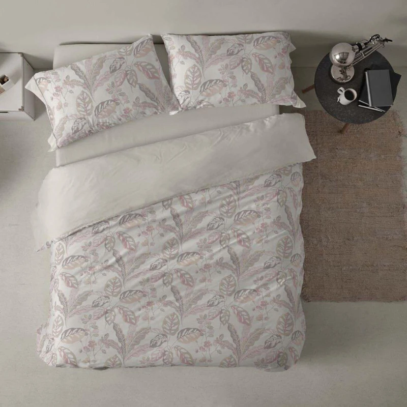Burrito Blanco | Duvet Cover Printed Cotton/Polyester Bed 135 Greige