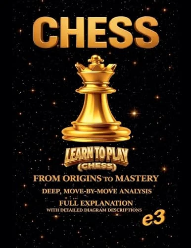 CHESS: Learn To Play (Chess) ; From Origins To Mastery,Deep, Move-By-Move Analysis,Full Explanation with Detailed Diagram Descriptions (2)