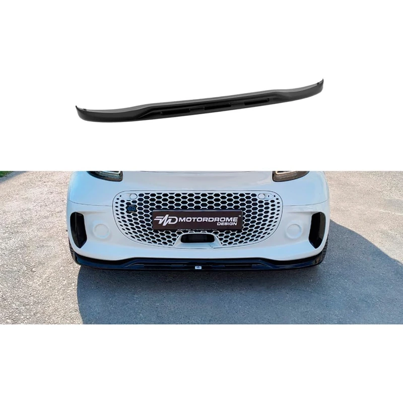 Motordrome Front Spoiler compatible with Smart Fortwo (453) EQ 2019-2024 (ABS) - Image 1