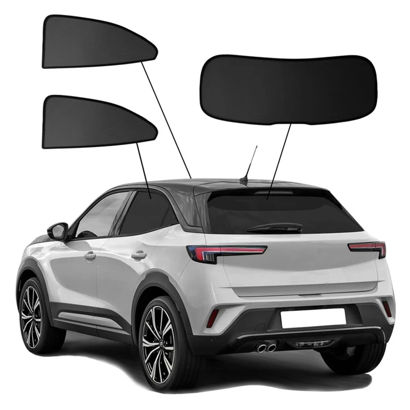 SunClip Privacy & Sun protection compatible with Opel Mokka II 2020- incl. Mokka-e