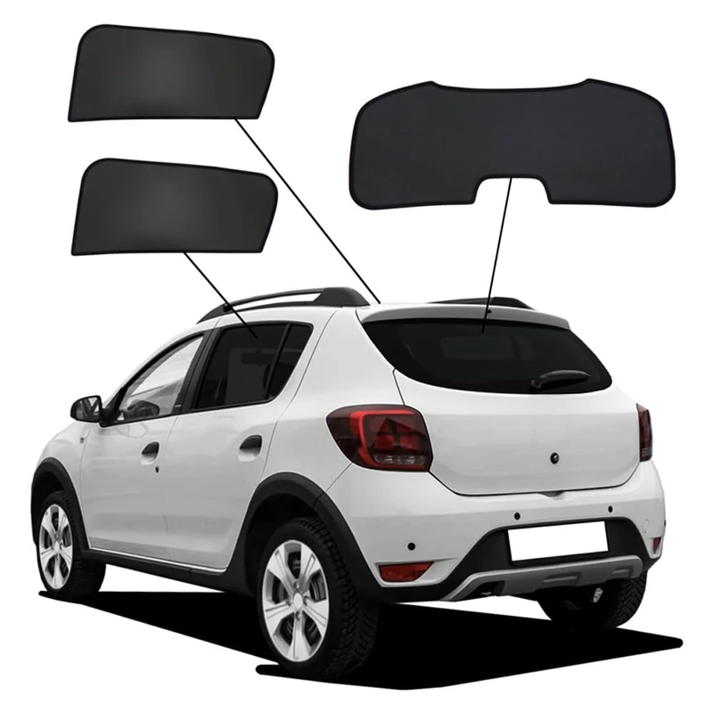 SunClip Privacy & Sun protection compatible with Dacia Sandero/Stepway II 2012-2021