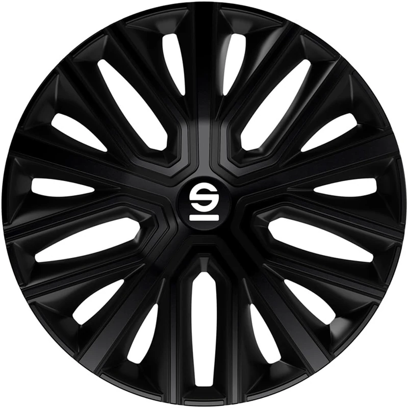 Sparco Wheel Covers Modena - 15-inch - Black - Set of 4 pieces