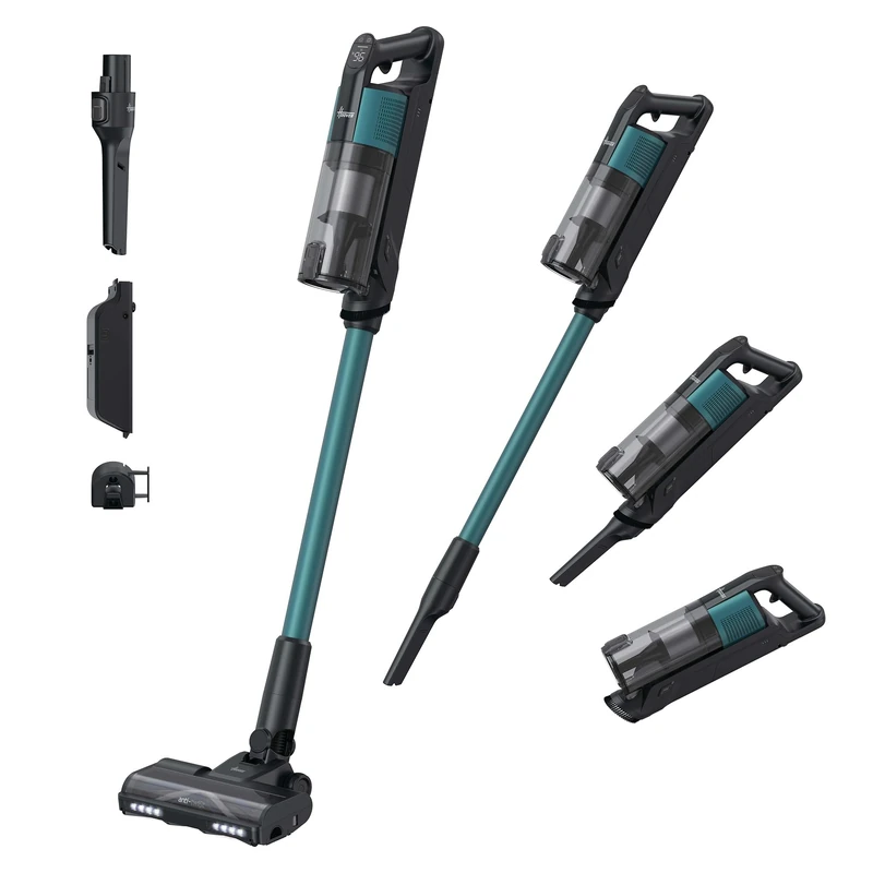 Hoover HF3 Core Cordless Vacuum Cleaner 340W, LED Display, Free-Standing, 50 Min Runtime, LED Headlight, Double Edge Cleaning with Crevice Tool & Wall Mount