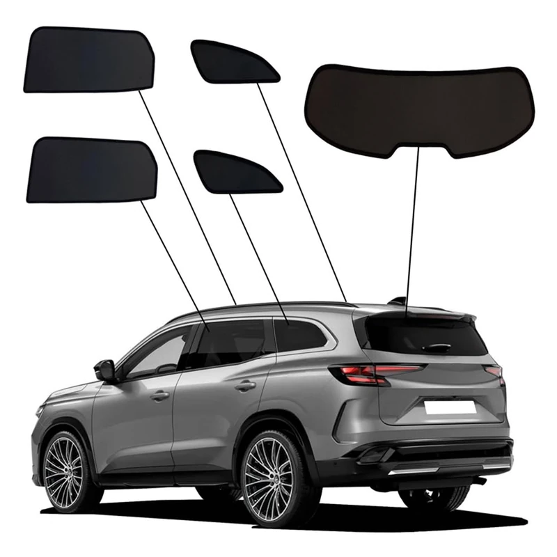 SunClip Privacy & Sun protection compatible with Renault Espace VI 2023-