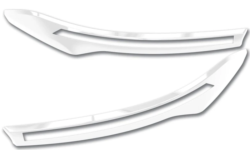 RDX Head light spoilers compatible with Maxus (e) Deliver 9 2020- (ABS Gloss White)