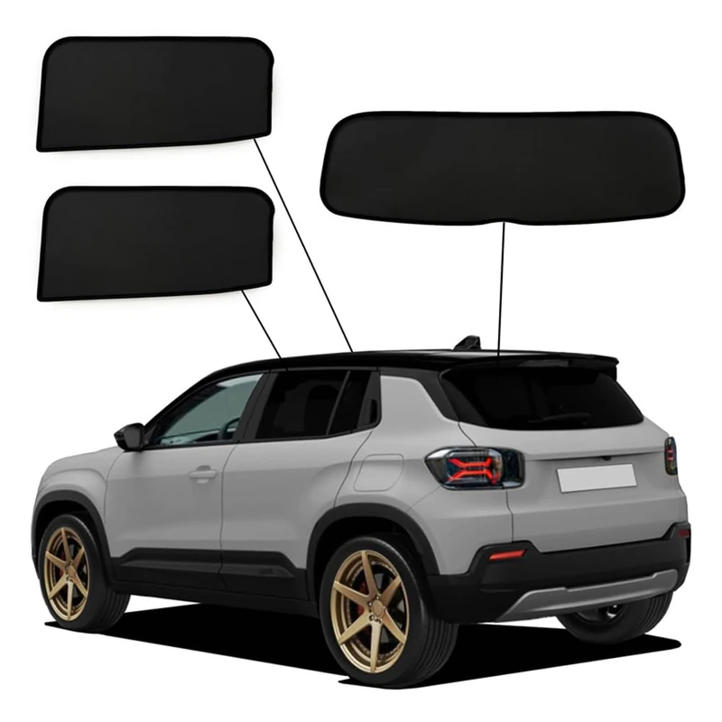 SunClip Privacy & Sun protection compatible with Jeep Avenger (J2) 2023-