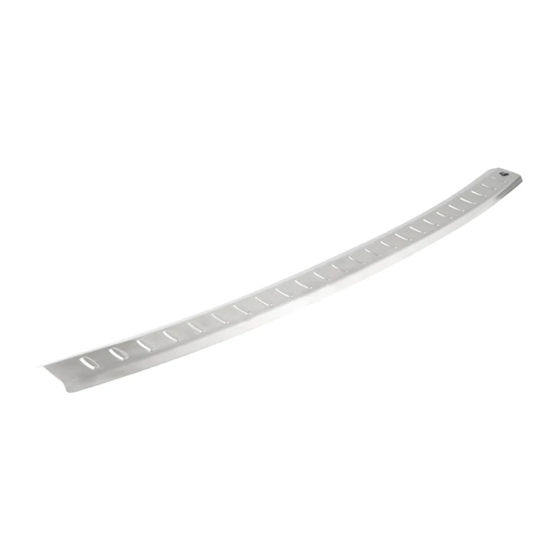 MAX6 Brushed stainless steel rear bumper protector compatible with Skoda Superb II Kombi Facelift 2013-2015 - Image 1