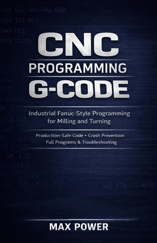 CNC Programming G-Code: Industrial Fanuc-Style Programming for Milling and Turning. Production-Safe Code, Crash Prevention, Full Programs & Troubleshooting (The G-Code Mastery Series)