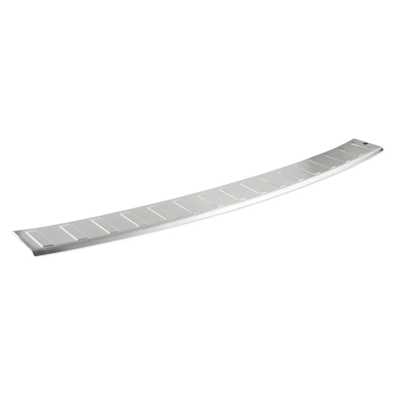 MAX6 Brushed stainless steel rear bumper protector compatible with Citroën Spacetourer & Peugeot Expert/Traveller & Toyota Proace Verso 2016- & Opel Vivaro III 2019- (for painted bumpers)
