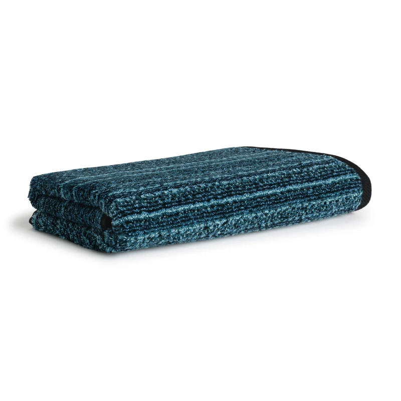 Möve Tide Texture Bath Towel 67 x 140 cm 100% Cotton Deep Lake/Turquoise
