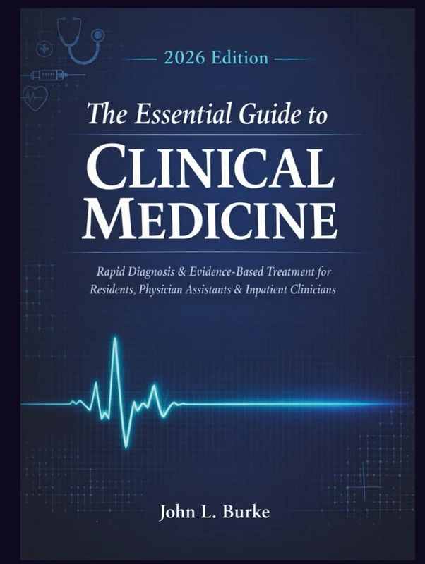The Essential Guide to Clinical Medicine 2026 Edition: Rapid Diagnosis & Evidence-Based Treatment for Residents, Physician Assistants & Inpatient Clinicians — Faster Decisions, Confident Patient Care