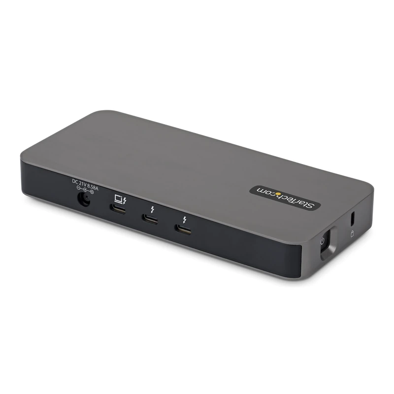 StarTech 4-Port Thunderbolt 5 Hub with Thunderbolt Share KVM, 80 / 120Gbps, 8K Multi-Display, 140W PD, USB-A 10Gbps, TB4 & USB4, MacBook M4 Pro M4 Max M5