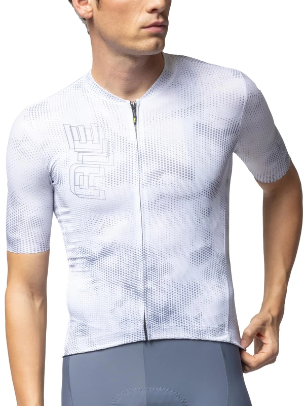 Alé Cycling Men's PR.E Follow Me 2.0 Short Sleeve Cycling Jersey, White, M