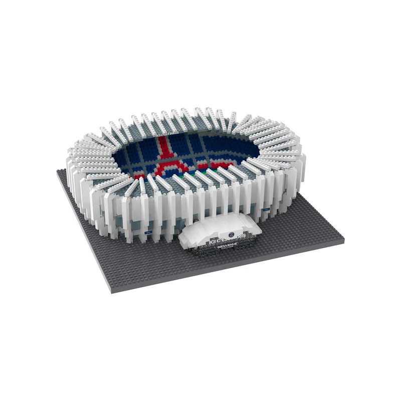 FOCO Officially Licensed Paris Saint-Germain FC Parc des Princes BRXLZ Stadium 3D Bricks Construction Toy Model
