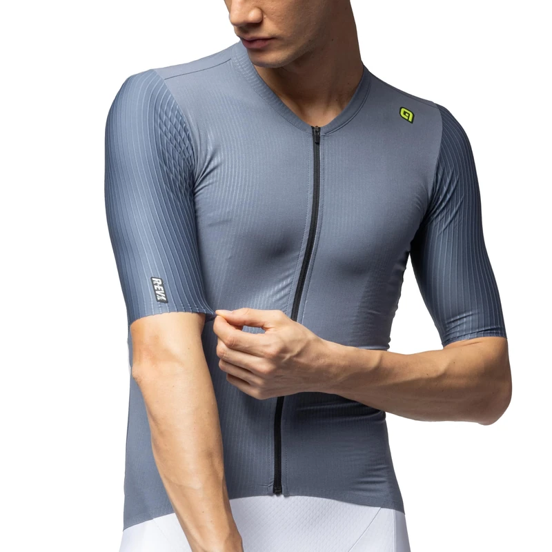 Alé Cycling Men's R.EV1 Sprinter 2.0 Short Sleeve Cycling Jersey, Powder Blue, S