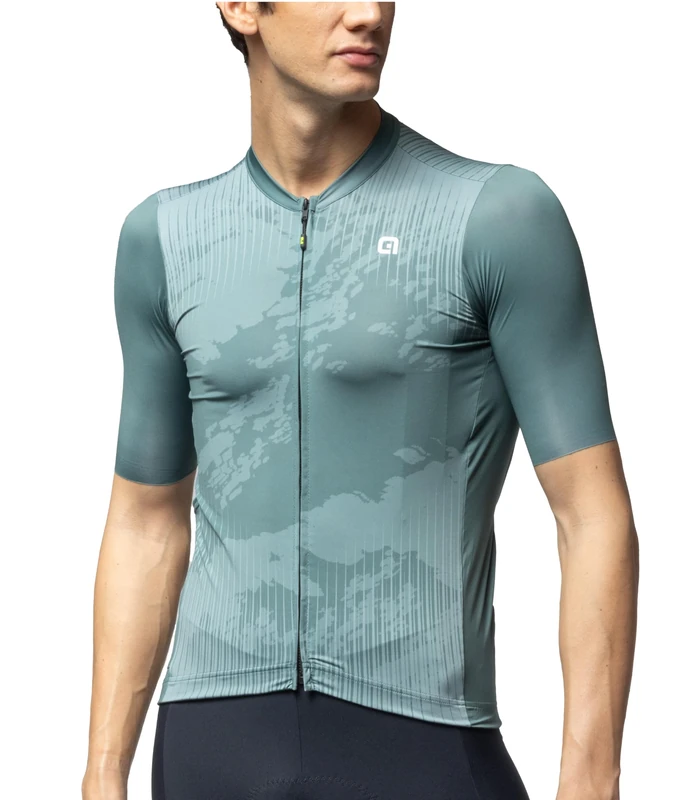 Alé Cycling Men's Off-Road/Gravel | Krakatoa Short Sleeve Cycling Jersey, Moss Green, M