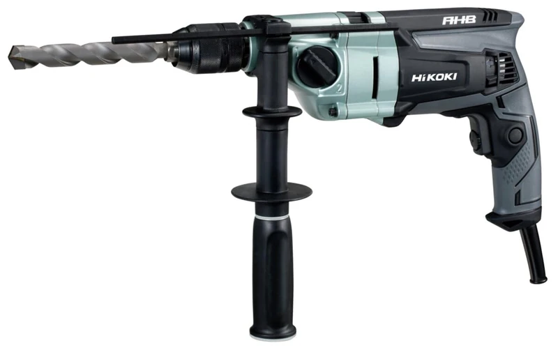 HiKOKI DV20VDJ6Z 230V 860W 20mm Impact Drill with Aluminium housing Body with case