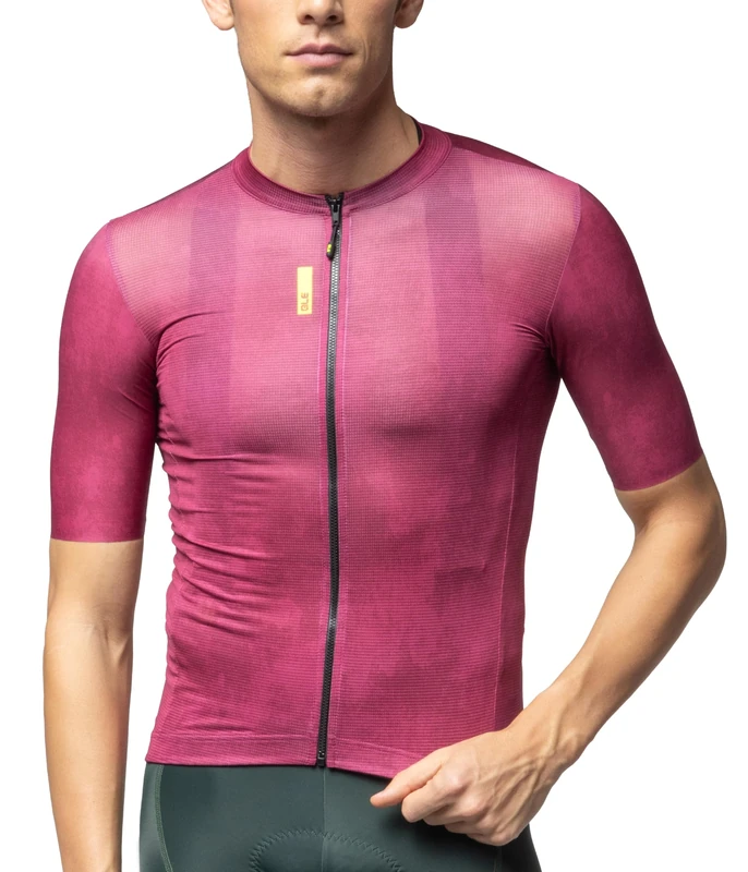 Alé Cycling Men's Pragma Deep Short Sleeve Cycling Jersey, Amethyst, XXL