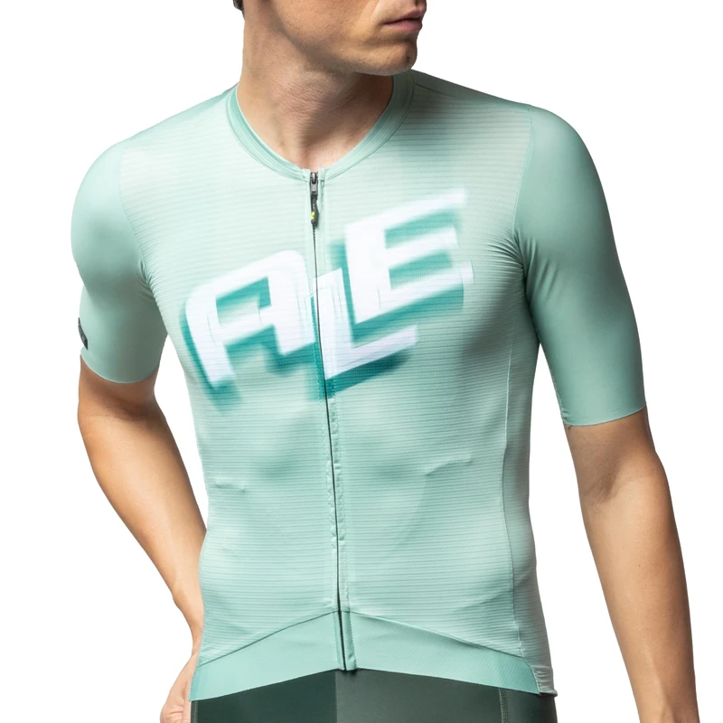 Alé Cycling Men's PR.E Sauvage 2.0 Short Sleeve Cycling Jersey, Pale Green, XL