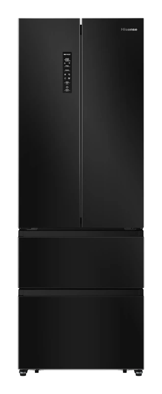 Hisense PureFlat 485 litre RF632N4AFE2 Total No Frost Multi-door American Fridge Freezer - Black - E Rated