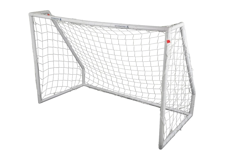 Kickmaster Premium 67mm Football Goal | All Weather UPVC Football Goals | Kids Garden Target Net Posts | Easy Assemble | Perfect for Training, Practice & Play | 4ft x 6ft